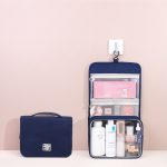 Trousse Maquillage Femme Polyester Bleue