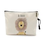 Trousse Maquillage Femme Rangement Lin Polyester