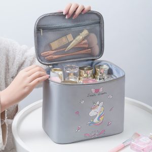 Trousse Maquillage Polyester Grise